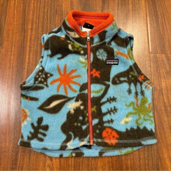 Patagonia vintage fleece patterned vest - Picture 1 of 7